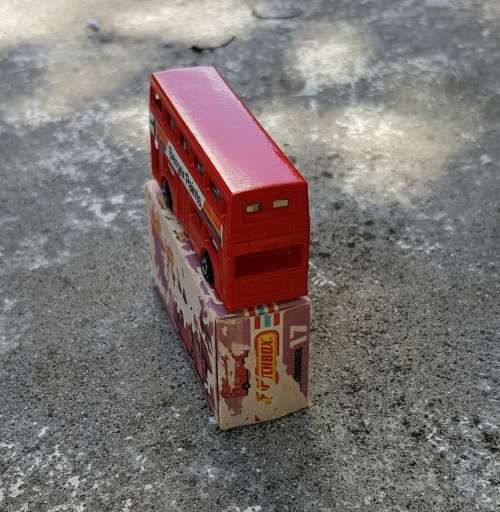 Vintage Matchbox 1974 The Londoner Bus (No 17) (Berger Paints)