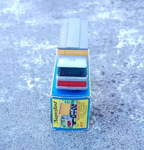 Vintage Matchbox 1970 DAF Tipper Container Truck (No. 47)
