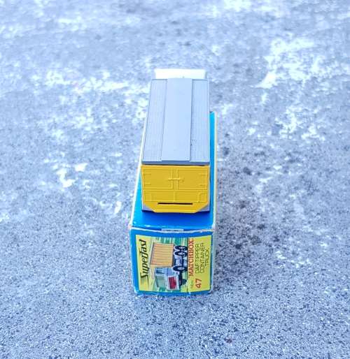 Vintage Matchbox 1970 DAF Tipper Container Truck (No. 47)