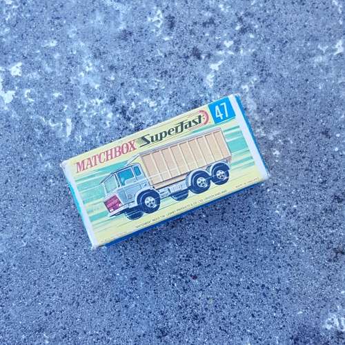 Vintage Matchbox 1970 DAF Tipper Container Truck (No. 47)