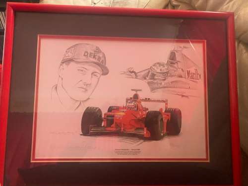 Limited Edition Michael Schumacher Portrait