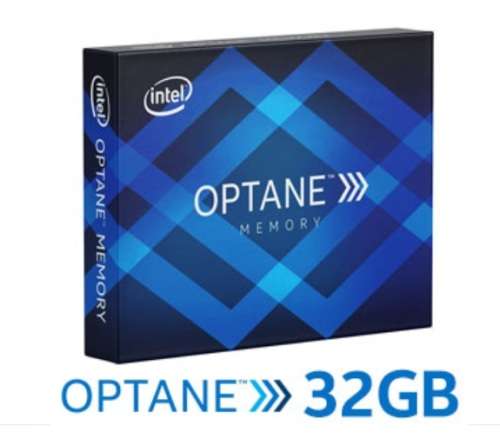 Intel Optane M10 Memory 32GB SSD M.2 2280 PCIe 3.0 3D Xpoint NVMe