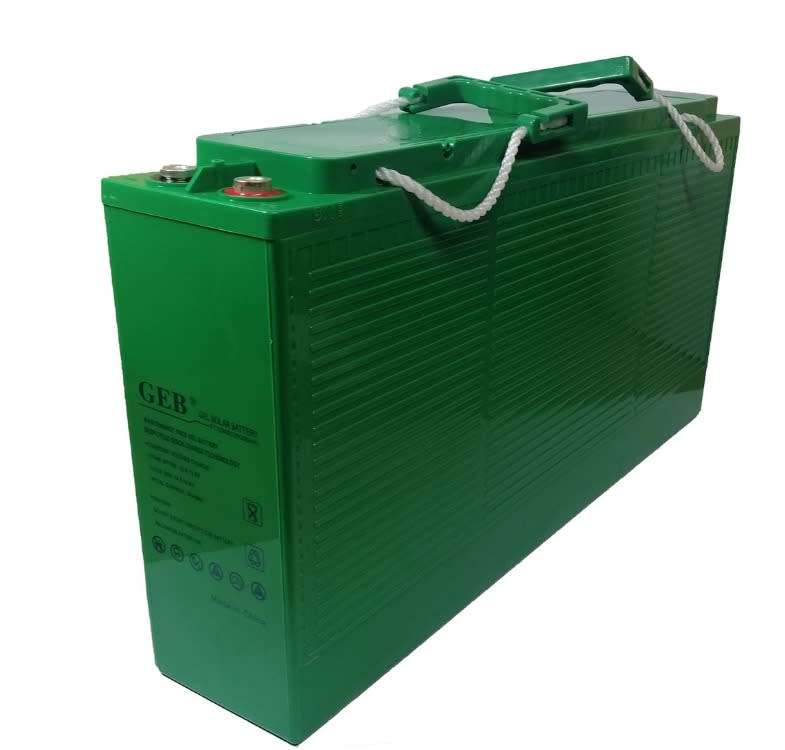 GEB 12V 200AH Fast recharge Solar Gel Battery- Slimline