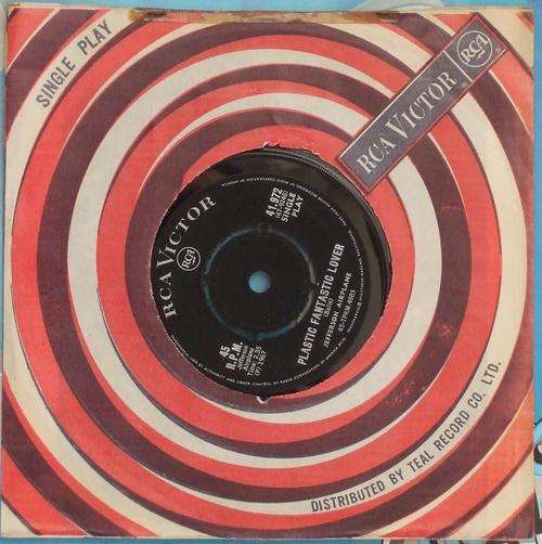 Jefferson Airplane - White Rabbit / Plastic fantastic lover Single (vinyl) (SA press)