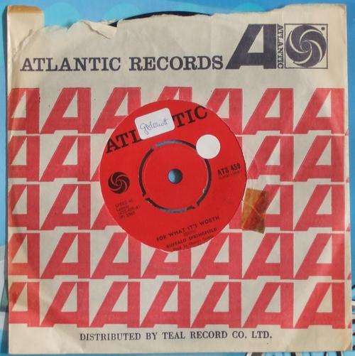 Buffalo Springfield  - Mr.Soul / For what it's worth Single (vinyl) (SA press)