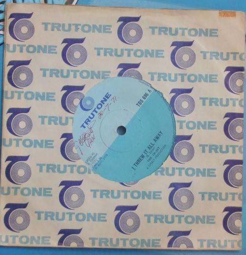 In-Set - I threw it all away / Who am I? - Single (vinyl) (SA press)