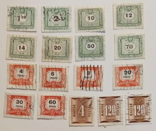 pack of stamps Hungary and Magyar