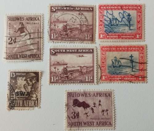 Pack of Early South West Africa Stamps