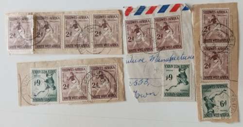 Pack of Early South West Africa Stamps