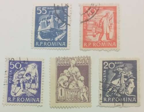 pack of 14 Romanian Stamps
