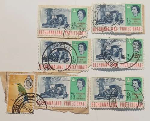 pack of Bechuanaland Stamps