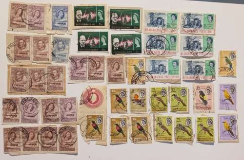 pack of Bechuanaland Stamps