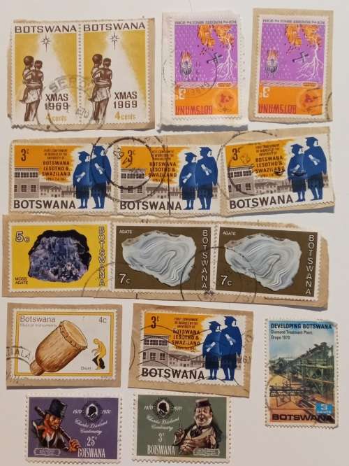 pack of Botswana stamps