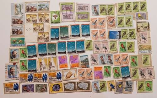 pack of Botswana stamps