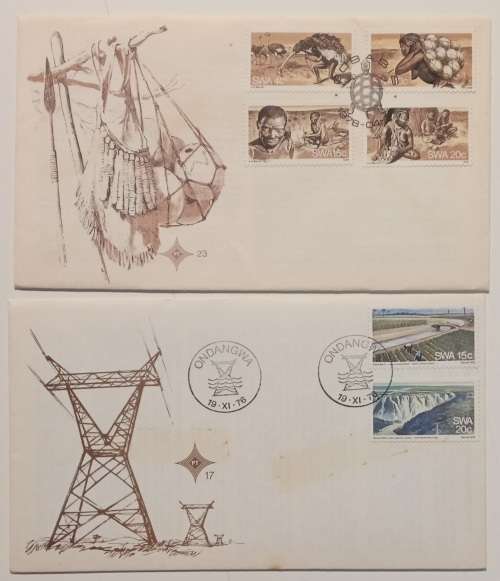 17x South West Africa First Day covers