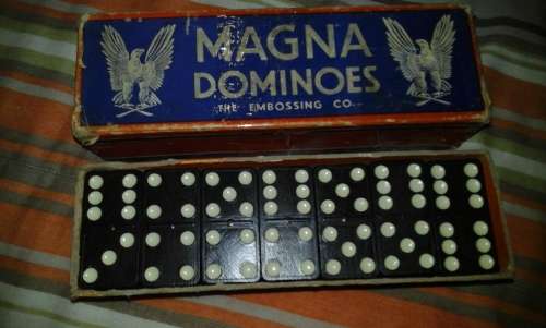Vintage Magna Dominoes (Embossing company edition)