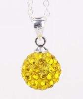 YELLOW SHAMBALA WITH CHAIN