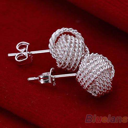 925 SILVER PLATED KNOT EAR SUDS