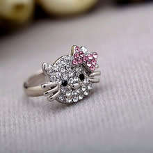 HELLO KITTY OPEN RING