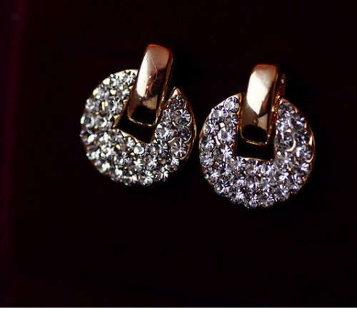 EUROPEAN STYLE PLATED EXQUISITE COPPER SPARKING STUD