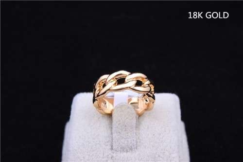 SWOUR CHAIN DESIGN RING HIGH QUALITY 18K GOLD PLATED us size 5.5