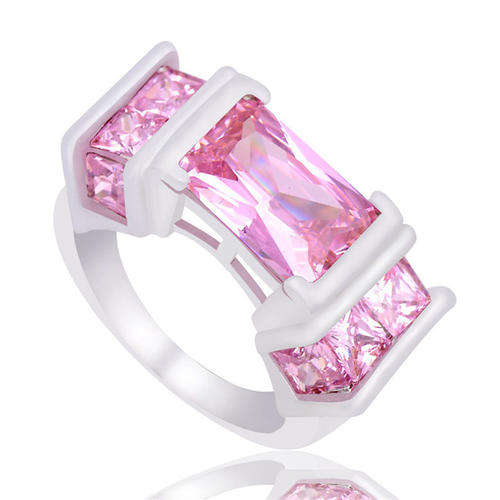 925 STERLING SILVER  CUBIC ZIRCONIA CZ PARTY RING SIZE 8