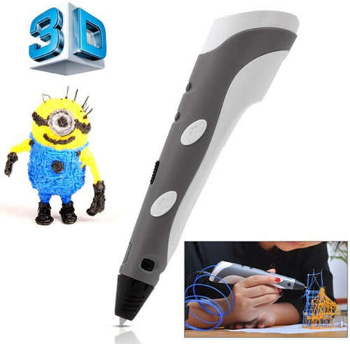 3D Printer Pen Painting Drawing Crafting Modeling Stereoscopic Filament Art Tool