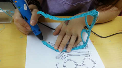 3D Printer Pen Painting Drawing Crafting Modeling Stereoscopic Filament Art Tool