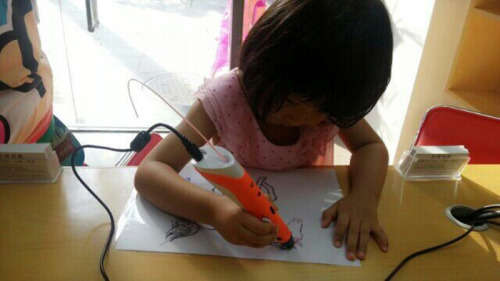 3D Printer Pen Painting Drawing Crafting Modeling Stereoscopic Filament Art Tool