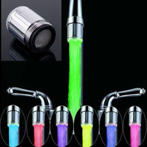7 Color RGB Colorful LED Water Faucet