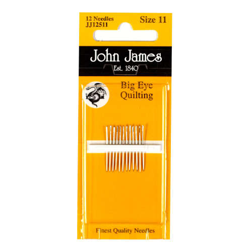 John James Hand Sewing Quilting Needles - Big Eye