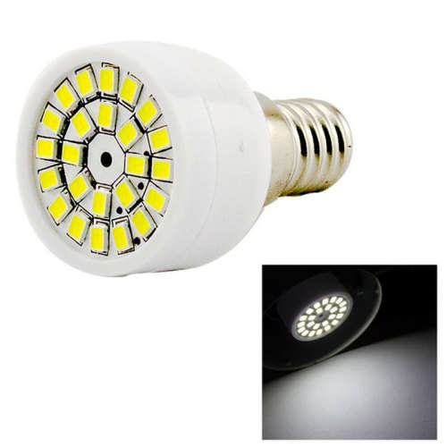 HONSCO E14 3W LED Spotlight Bulb Cool White Light 200lm 24-SMD - White