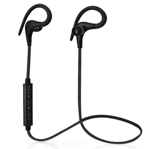 HOOK Stereo Ear-hook Bluetooth Sports Earphone - Black