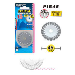 OLFA Rotary Cutter Pinking Blade - 45mm - PIB45