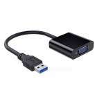 BSTUO USB 3.0 to VGA HD Multi-display Adapter Converter - Black