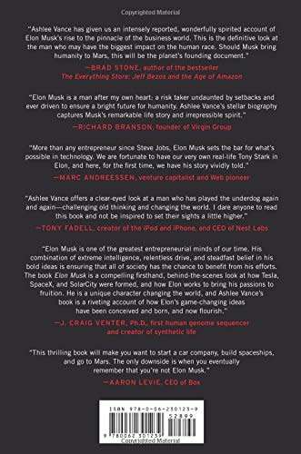 Ashlee Vance: Elon Musk - Tesla, SpaceX & the Quest for a Fantastic Future [PDF] [FREE DELIVERY]
