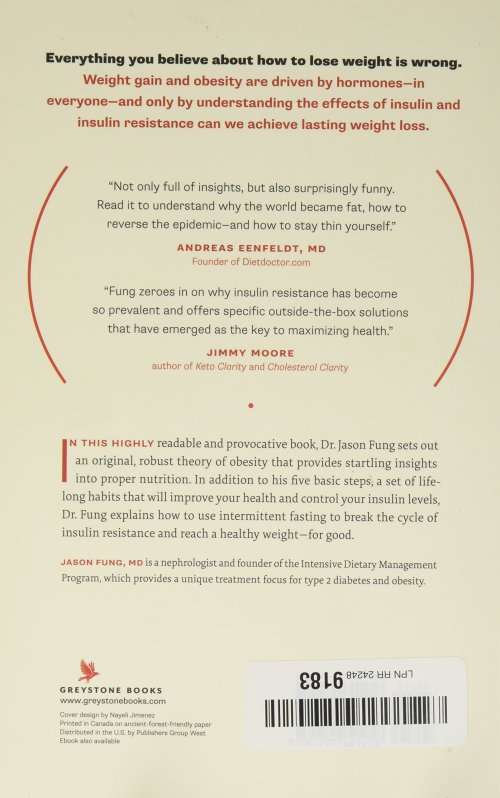 Dr Jason Fung: The Obesity Code - Unlocking the Secrets of Weight Loss [PDF/EPUB] [FREE DELIVERY]