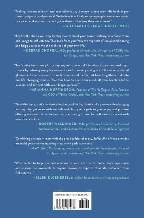 Jay Shetty: Think Like a Monk - Train Your Mind for Peace and Purpose Every Day [PDF]