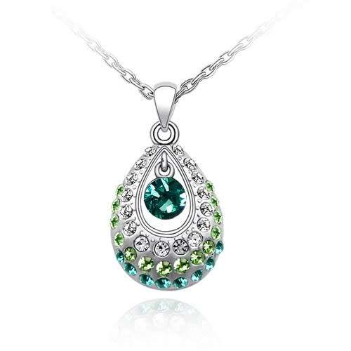 Austrian Crystal Luxury Goddess Necklace with Swarovski Elements Crystals [Valentines Special!]