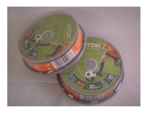 TDK 1.4GB DVD-RW 10 PCK