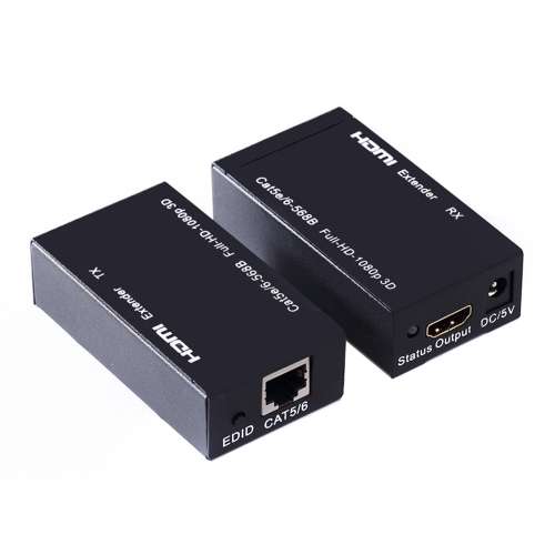 HDMI EXTENDER BY CAT5e/6 CONNECTOR