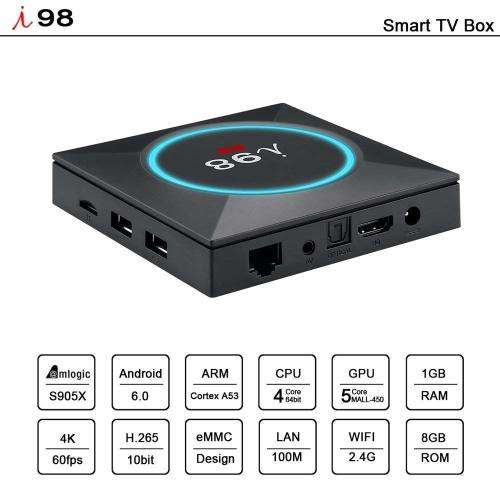 I98 4K ANDROID TV BOX 2+16 GB
