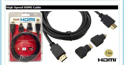 HDMI MINI,MICRO,HDMI 3 IN 1 CABLE