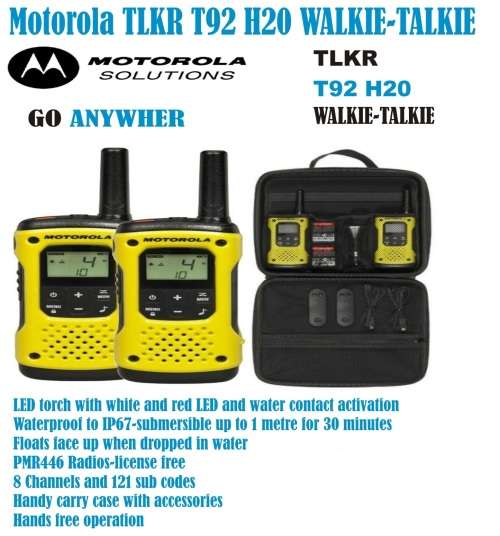 MOTOROLA TLKR T92 H2O Walkie Talkie