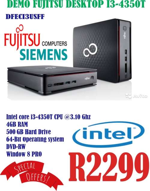 Demo Fujitsu I3-4350T Desktop