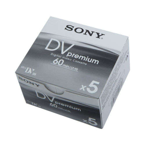 Sony DVM60PR4 Mini DV tape 60 min. Premium (5 Pack)