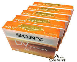 Sony DVM60PR4 Mini DV tape 60 min. Premium (5 Pack)