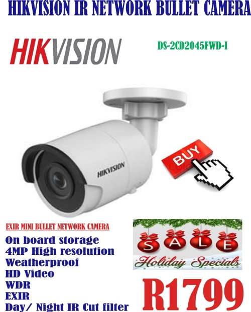 Hikvision IR Network 4 Mega Pixel Bullet Camera