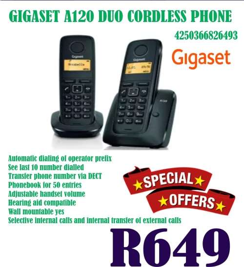 Gigaset A120 Duo Cordless Phone