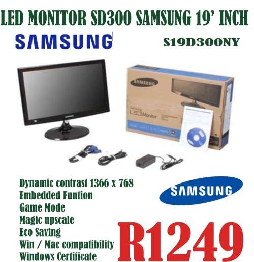 Samsung 18.5 Inch LED Monitor